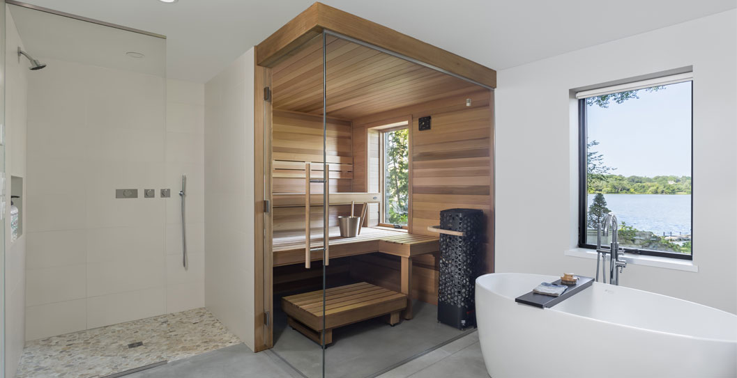 Luxury Home Spa Oasis - Modern - Minneapolis - by Finnleo Sauna